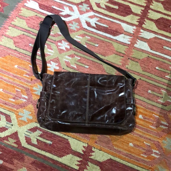 Fossil Leather Satchel - Picture 1 of 3